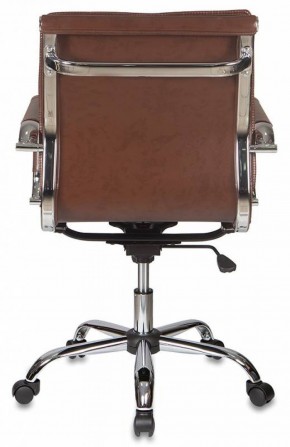 Кресло руководителя Бюрократ CH-993-LOW/BROWN коричневый в Тавде - tavda.mebel-74.com | фото