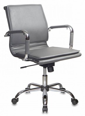 Кресло руководителя Бюрократ CH-993-LOW/GREY серый в Тавде - tavda.mebel-74.com | фото