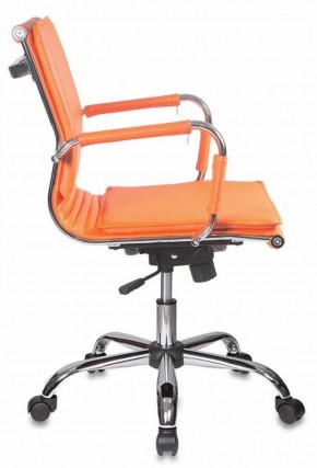 Кресло руководителя Бюрократ CH-993-LOW/ORANGE оранжевый в Тавде - tavda.mebel-74.com | фото