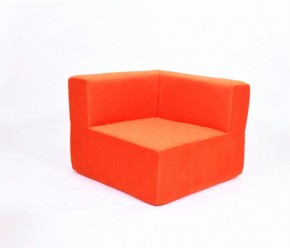 Кресло-угловое-модуль бескаркасное Тетрис 30 (Оранжевый) в Тавде - tavda.mebel-74.com | фото