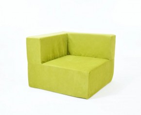 Кресло-угловое-модуль бескаркасное Тетрис 30 (Зеленый) в Тавде - tavda.mebel-74.com | фото