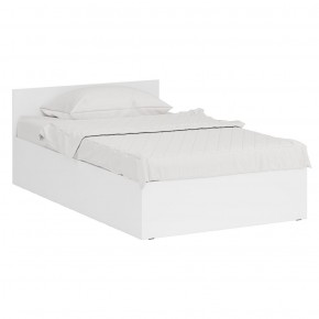 Кровать 1200 + Пенал Стандарт, цвет белый, ШхГхВ 123,5х203,5х70 + 45х52х200 см., сп.м. 1200х2000 мм., без матраса, основание есть в Тавде - tavda.mebel-74.com | фото