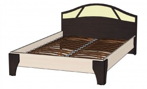 ВЕРОНА Кровать 1400 с основанием (Венге/Анкор светлый) в Тавде - tavda.mebel-74.com | фото