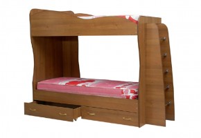 Кровать детская 2-х ярусная Юниор-1 (800*2000) ЛДСП в Тавде - tavda.mebel-74.com | фото