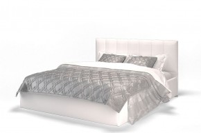 Кровать Элен 1600 + основание с ПМ (Vega white) белый в Тавде - tavda.mebel-74.com | фото