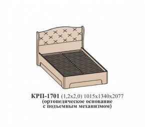 Кровать ЭЙМИ с подъемным механизмом КРП-1701 (1200х2000) Венге/патина серебро в Тавде - tavda.mebel-74.com | фото