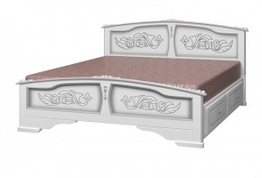 ЕЛЕНА Кровать из массива 1400 с 2-мя ящиками  в Тавде - tavda.mebel-74.com | фото
