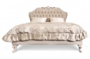 Кровать Мокко 1800 с мягким изголовьем + основание (бежевый) в Тавде - tavda.mebel-74.com | фото