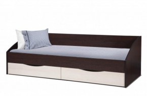 Кровать одинарная "Фея - 3" симметричная New (2000Х900) венге/вудлайн кремовый в Тавде - tavda.mebel-74.com | фото
