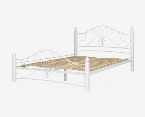 Кровать "Фортуна 1" КМД 2.01 Белая (1200*2000) (ножки-белые) с коваными элементами в Тавде - tavda.mebel-74.com | фото