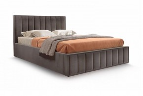 Кровать "Вена" 1400 СТАНДАРТ Вариант 3 Мора коричневый + бельевой ящик с кроватным основанием и подъемным механизмом в Тавде - tavda.mebel-74.com | фото