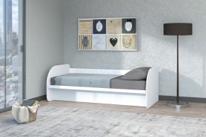 Кровать Сказка с ПМ 900 (Белый текстурный) в Тавде - tavda.mebel-74.com | фото