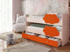 Кровать выкатная Соник на щитах (800*1600) с бортиком + ящик в Тавде - tavda.mebel-74.com | фото