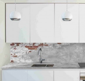 Кухонный фартук со столешницей (А-01) в едином стиле (3050 мм) в Тавде - tavda.mebel-74.com | фото