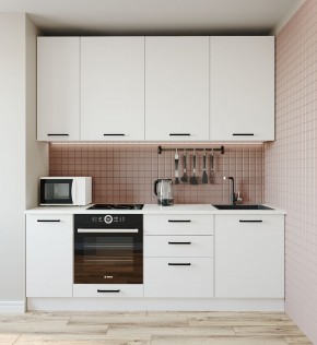 Кухонный гарнитур Жемчуг 2200 (Стол. 26мм) в Тавде - tavda.mebel-74.com | фото