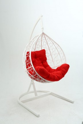 Подвесное кресло Бароло (белый/красный) в Тавде - tavda.mebel-74.com | фото