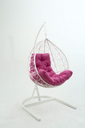 Подвесное кресло Бароло (белый/розовый) в Тавде - tavda.mebel-74.com | фото