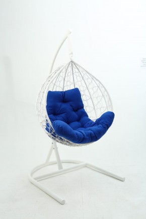 Подвесное кресло Бароло (белый/синий) в Тавде - tavda.mebel-74.com | фото