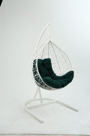 Подвесное кресло Бароло (белый/зеленый) в Тавде - tavda.mebel-74.com | фото