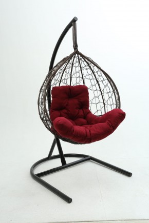 Подвесное кресло Бароло (коричневый/бордо) в Тавде - tavda.mebel-74.com | фото