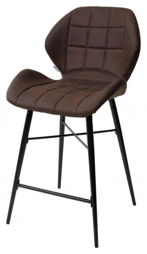 Полубарный стул MARCEL COWBOY-#800 темно-коричневый (H=65cm), ткань микрофибра М-City в Тавде - tavda.mebel-74.com | фото