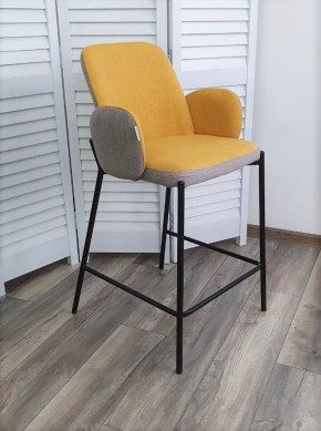 Полубарный стул NYX (H=65cm) VF106 желтый / VF120 серый М-City в Тавде - tavda.mebel-74.com | фото
