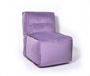 Прямое модульное бескаркасное кресло Комфорт (Фиолет велюр) в Тавде - tavda.mebel-74.com | фото