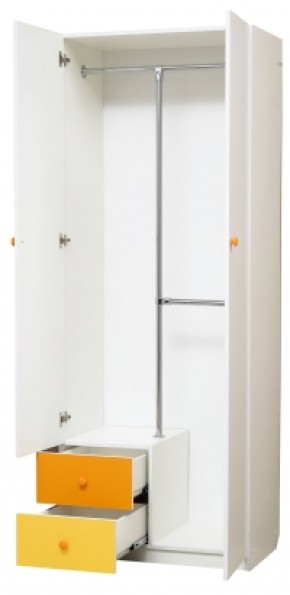 Шкаф 2-х дверный с ящиками и зеркалом Радуга (800) в Тавде - tavda.mebel-74.com | фото