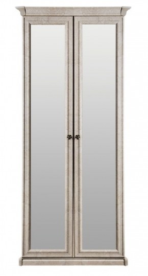 Шкаф 2-х створчатый с Зеркалом Афина (крем корень) в Тавде - tavda.mebel-74.com | фото