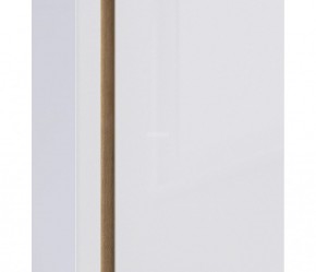 Шкаф 2х дверный с зеркалом Веста СБ-2259 (Дуб Бунратти/Белый глянец) в Тавде - tavda.mebel-74.com | фото