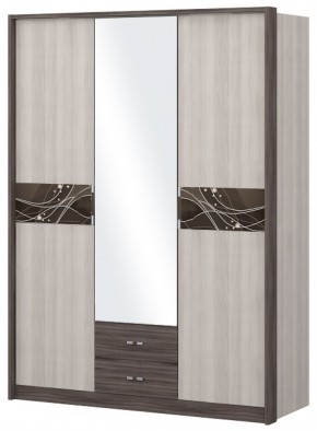 Шкаф 3-х дверный с зеркалом Шк68.2 МС Николь в Тавде - tavda.mebel-74.com | фото