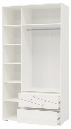 Шкаф 3-х дверный с ящиками АДЕЛИНА (4-4832рам.б) в Тавде - tavda.mebel-74.com | фото