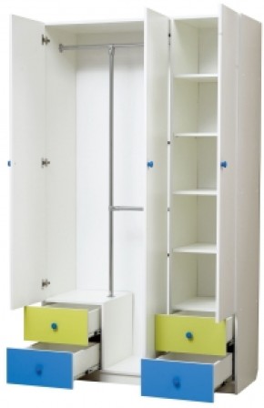 Шкаф 3-х дверный с ящиками и зеркалом Радуга (1200) в Тавде - tavda.mebel-74.com | фото