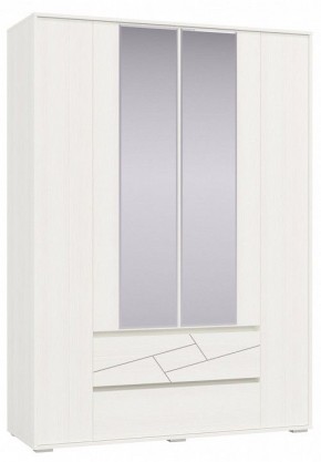 Шкаф 4-х дверный с ящиками АДЕЛИНА (4-4833рам.б) в Тавде - tavda.mebel-74.com | фото