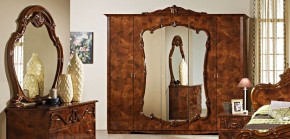 Шкаф 5-и дверный с зеркалами (20.145) Тициана (орех) в Тавде - tavda.mebel-74.com | фото
