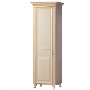 Шкаф для одежды 1-дверный №472 Марлен Кремовый белый в Тавде - tavda.mebel-74.com | фото