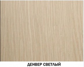 Шкаф для одежды №609 "Инна" Денвер светлый (*без полок) в Тавде - tavda.mebel-74.com | фото