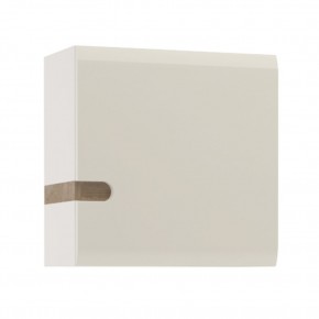 Шкаф навесной 1D/TYP 65, LINATE ,цвет белый/сонома трюфель в Тавде - tavda.mebel-74.com | фото