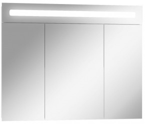 Шкаф-зеркало Аврора 90 с подсветкой LED Домино (DV8011HZ) в Тавде - tavda.mebel-74.com | фото