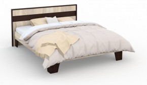 Спальня Эшли Кровать 160 без основания под матрас Венге/Дуб сонома в Тавде - tavda.mebel-74.com | фото