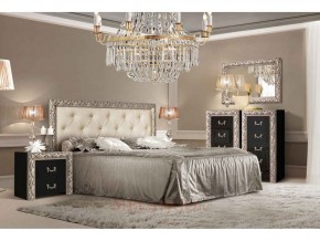 Спальный гарнитур Тиффани Premium черная/серебро в Тавде - tavda.mebel-74.com | фото