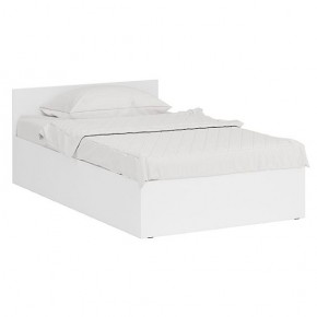 Стандарт Кровать 1200, цвет белый, ШхГхВ 123,5х203,5х70 см., сп.м. 1200х2000 мм., без матраса, основание есть в Тавде - tavda.mebel-74.com | фото