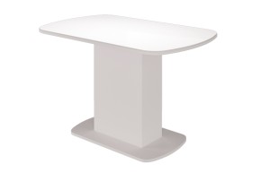 Стол обеденный Соренто (Белый глянец) в Тавде - tavda.mebel-74.com | фото