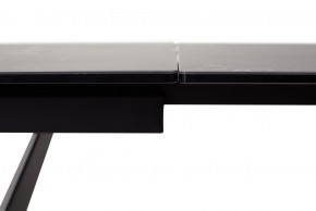 Стол RIETI 200 NERO KL-116 Черный мрамор матовый, итальянская керамика/ черный каркас, ®DISAUR в Тавде - tavda.mebel-74.com | фото