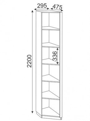Угловая секция Глэдис М25 (ЯШС/Белый) в Тавде - tavda.mebel-74.com | фото