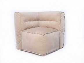 Угловое модульное бескаркасное кресло Комфорт (Карамель велюр) в Тавде - tavda.mebel-74.com | фото