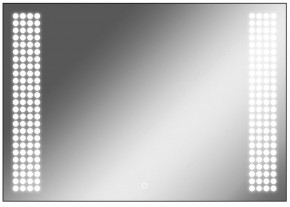 Зеркало Cosmo 100 black с подсветкой Sansa (SC1047Z) в Тавде - tavda.mebel-74.com | фото