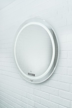 Зеркало Gia 75 white с подсветкой Sansa (SGa1044Z) в Тавде - tavda.mebel-74.com | фото