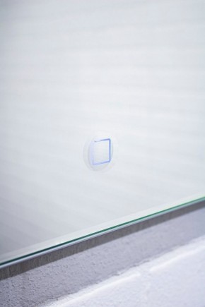 Зеркало Quadro 100 alum (линза) с подсветкой Sansa (SQL1030Z) в Тавде - tavda.mebel-74.com | фото
